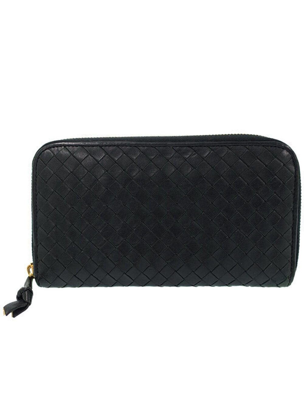Bottega Veneta Intrecciato Round Zipper Long Wallet